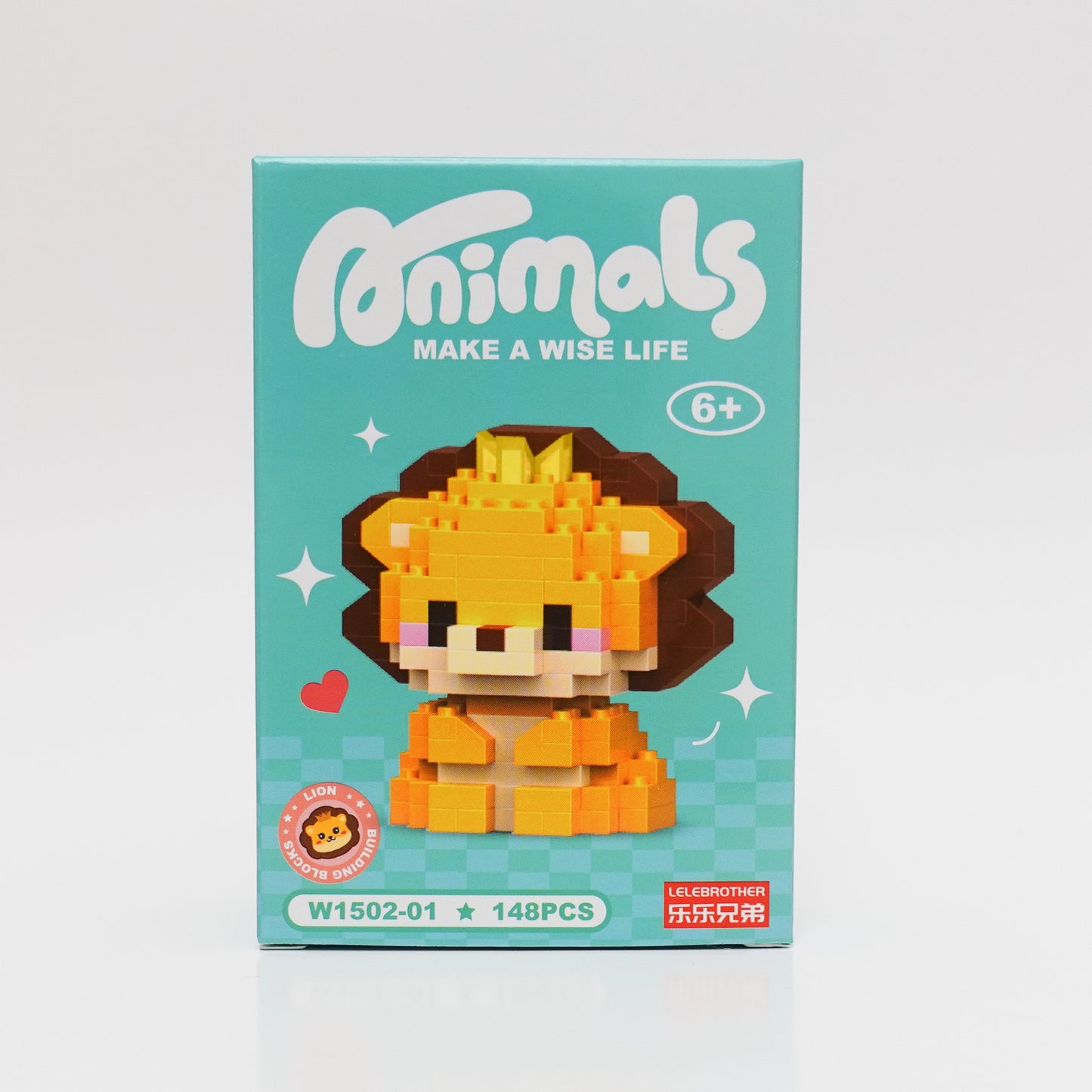 LELEBROTHER Animals Building Blocks Set - 6 Pack