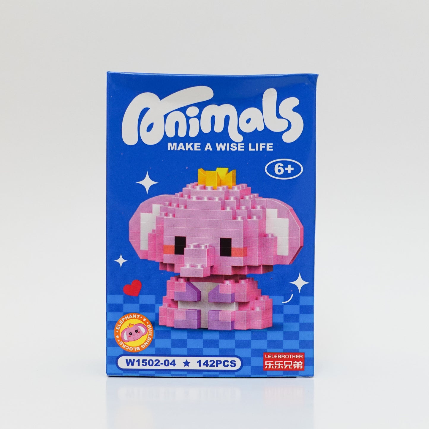 LELEBROTHER Animals Building Blocks Set - 6 Pack