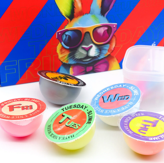 WINSONS Genuine MOODSLIME Multicolor 5 Pack Stress Reduction Toy w/ 5 Piece Sensory Experience