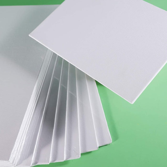 100% White Cotton Painting Canvas Panel, 11" x 14"