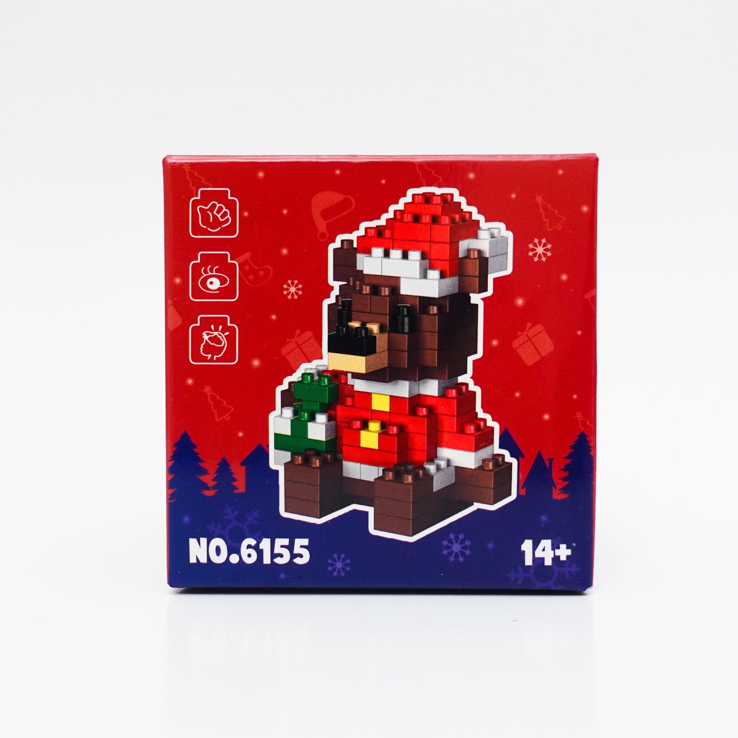 Christmas Themed Building Blocks Set - 5 Pack