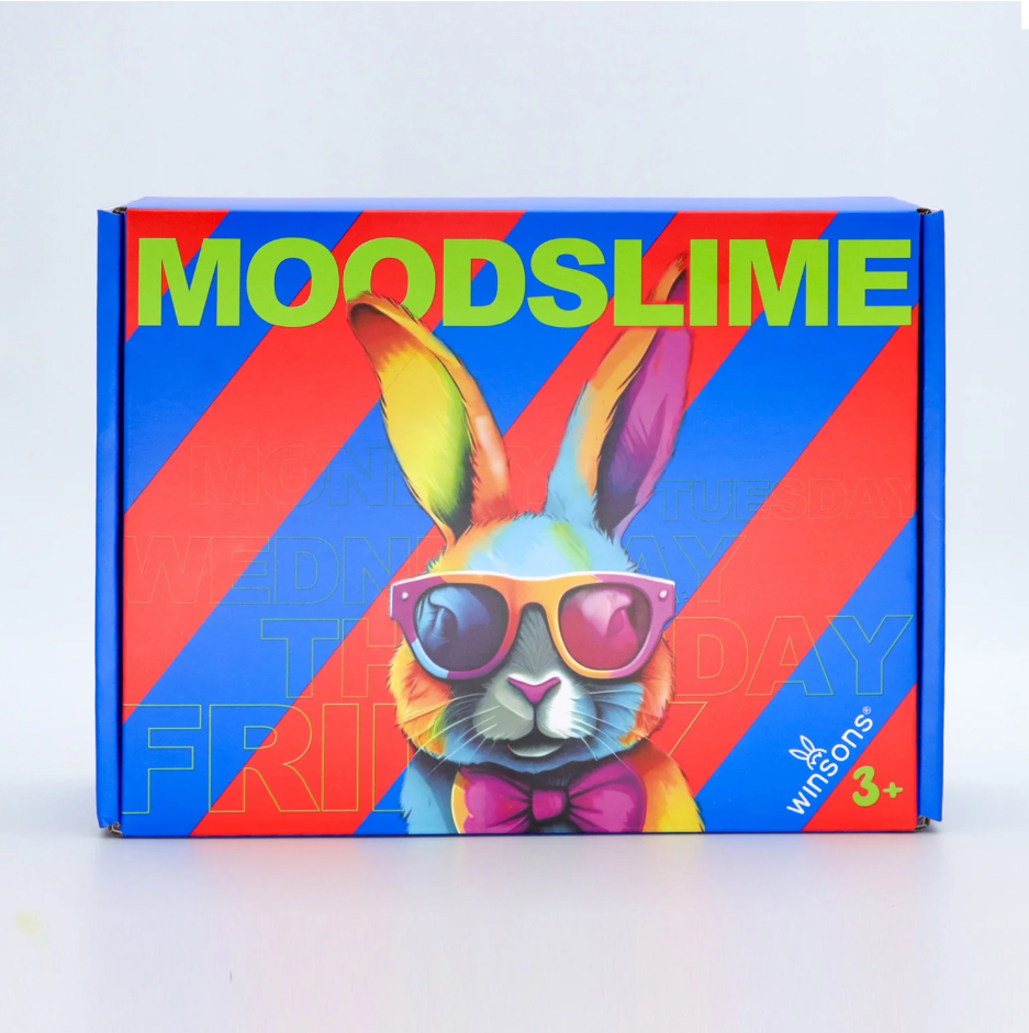 WINSONS Genuine MOODSLIME Multicolor 5 Pack Stress Reduction Toy w/ 5 Piece Sensory Experience