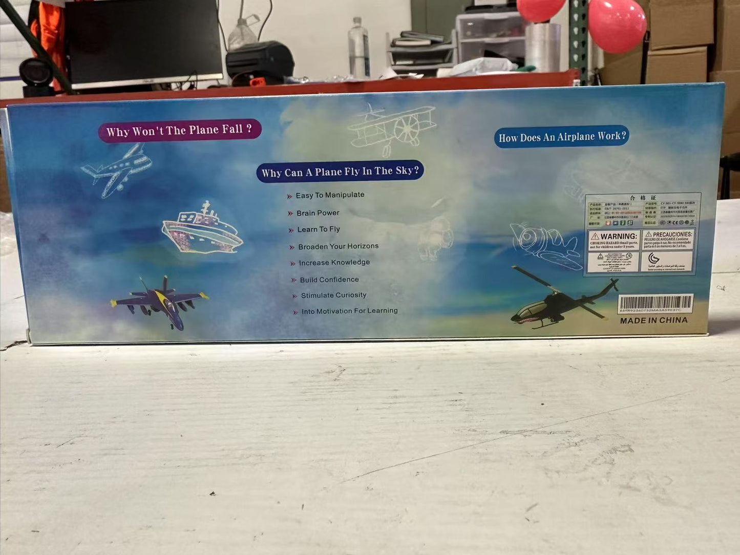 Feitian's Dream Airline Assembly Kit – Parent-Child Activity Toy for Ages 3+