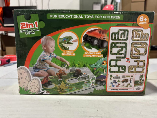 Dinosaur Park 2-in-1 Park and Farm Dinosaur World (Ages 6+)