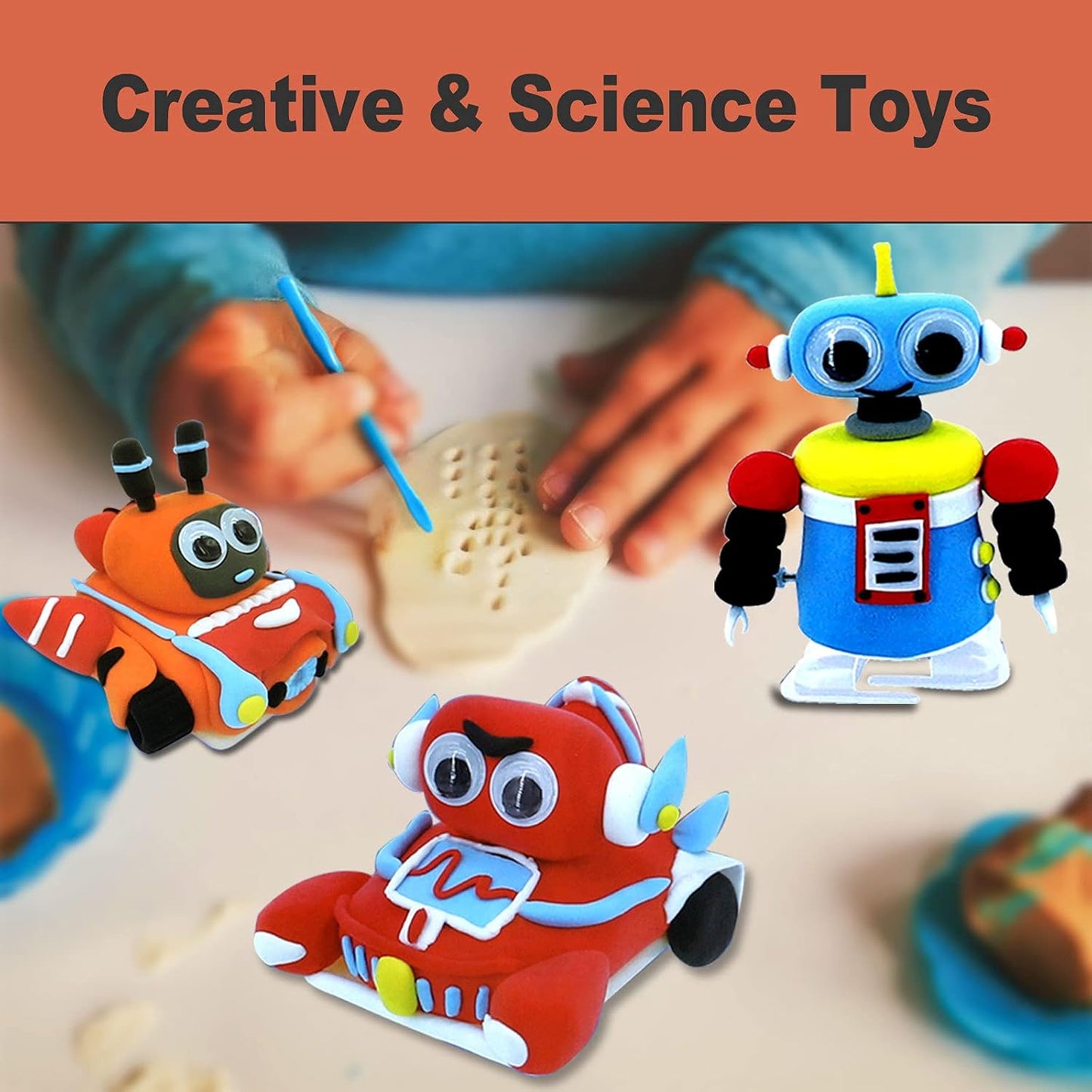 TBC The Best Crafts Make Your Own Future World Air Dry Clay Set