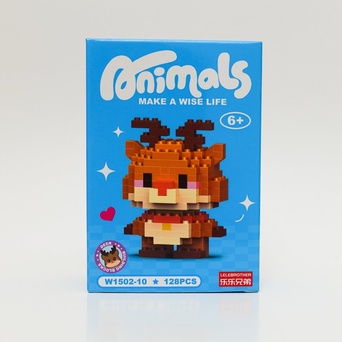 LELEBROTHER Animals Building Blocks Set - 6 Pack