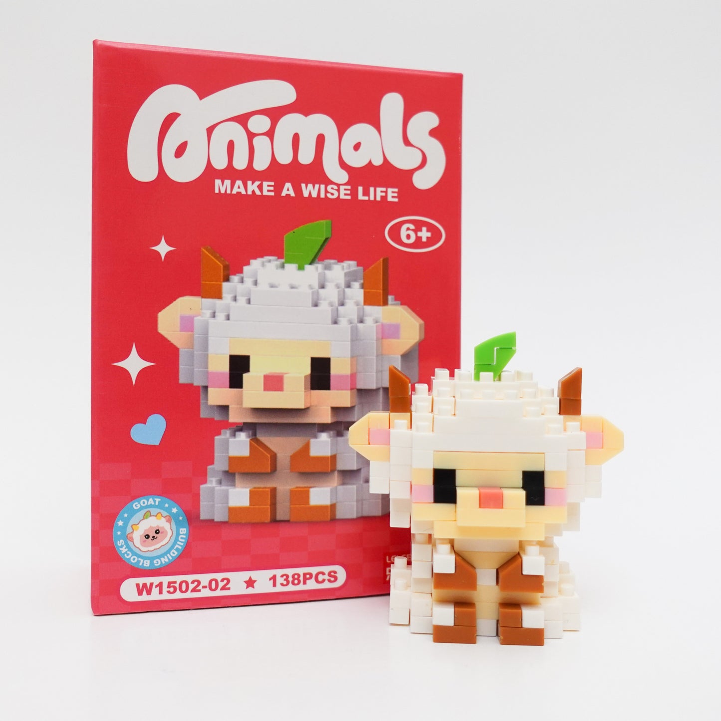 LELEBROTHER Animals Building Blocks Set - 6 Pack