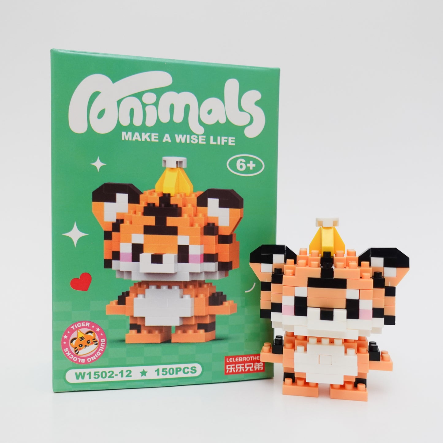 LELEBROTHER Animals Building Blocks Set - 6 Pack