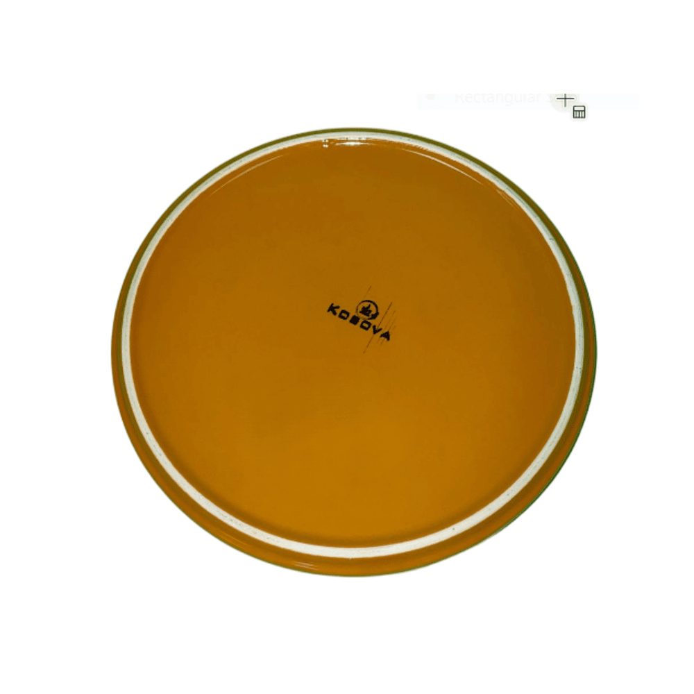 8.25" Round Dinner Plate - Orange
