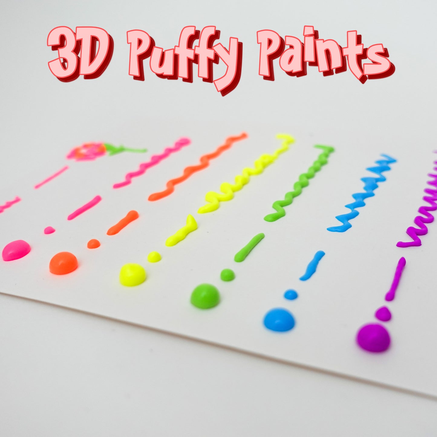 TBC The Best Crafts 3D Sidewalk Chalk, 6 Washable & Non-Toxic Colors for Kids' Outdoor Pavement & Art Projects