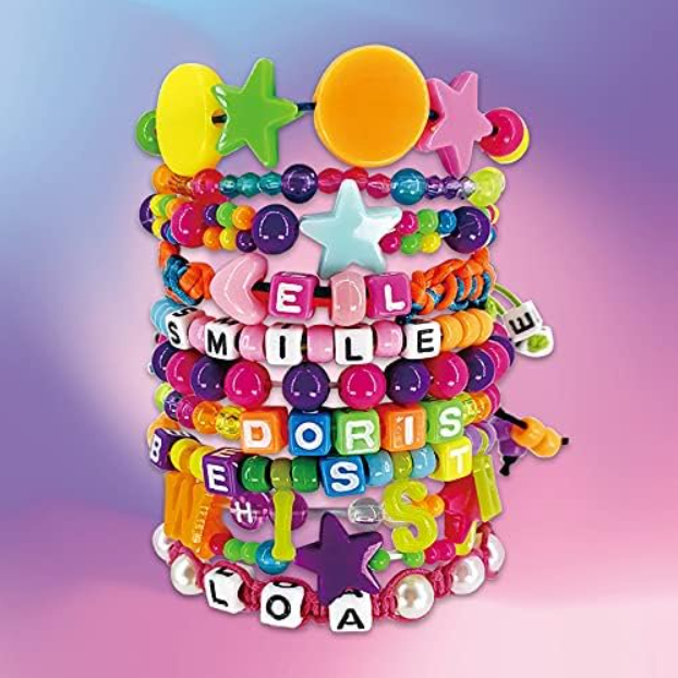 TBC The Best Crafts DIY Beads Jewelry Set – Creative Crafting Kit for Kids with Assorted Beads and Accessories