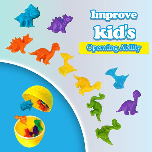 TBC The Best Crafts DIY Plastic Mini Dinosaurs Set with 5 Scented Plastics & 7 Molds, Make Your Own Kit for Kids