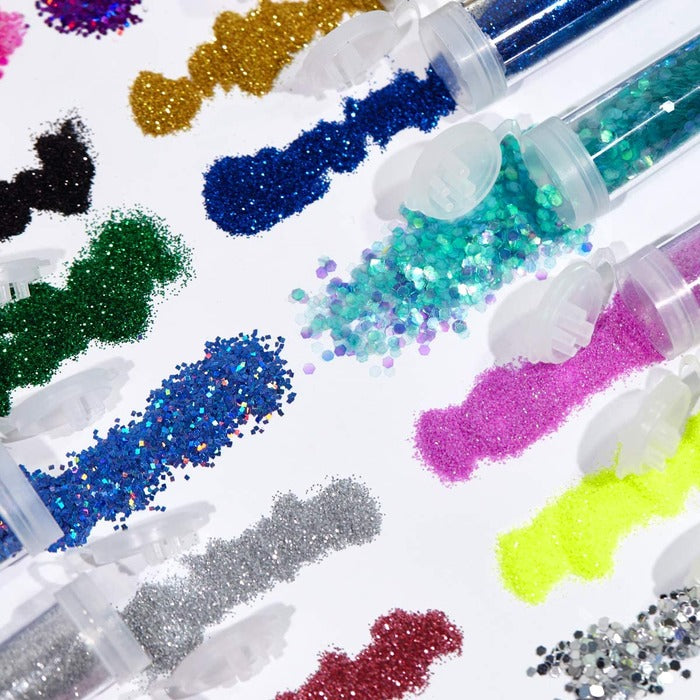 TBC The Best Crafts 30 Glitter Shaker Jar Set (7g Each)