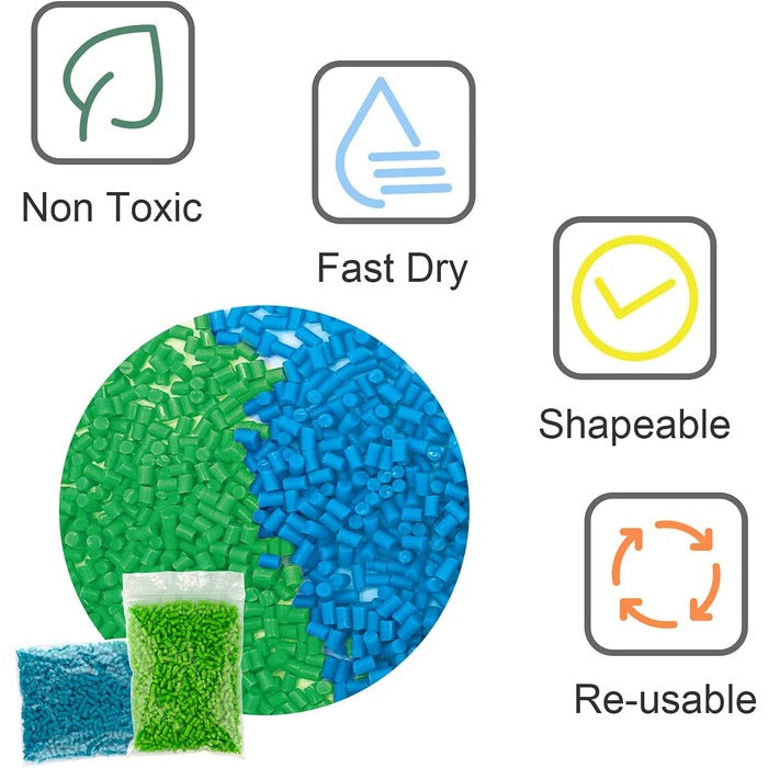 TBC The Best Crafts DIY Mini Butterfly Ornaments Set with 5 Scented Plastics & 3 Molds, Make Your Own Kit for Kids