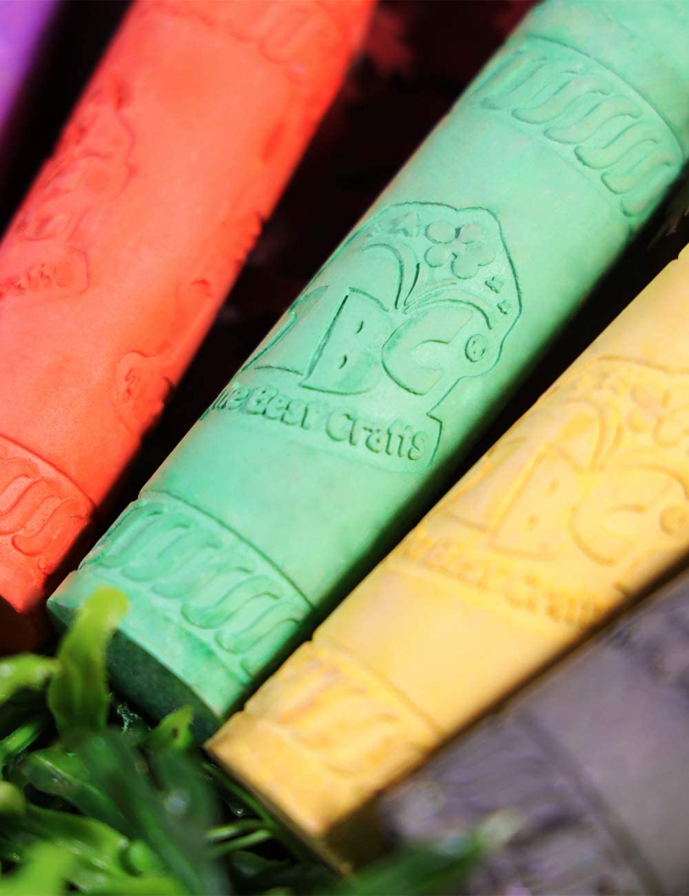 TBC The Best Crafts Washable Sidewalk Artist Chalk Set for Outdoor