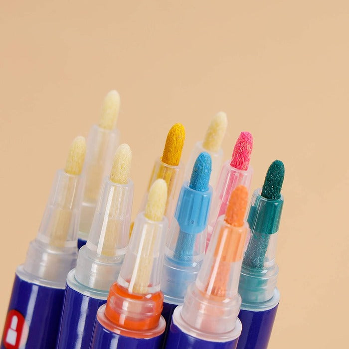 24 Colors Acrylic Paint Marker Pens Set