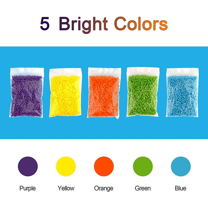 TBC The Best Crafts DIY Plastic Mini Dinosaurs Set with 5 Scented Plastics & 7 Molds, Make Your Own Kit for Kids