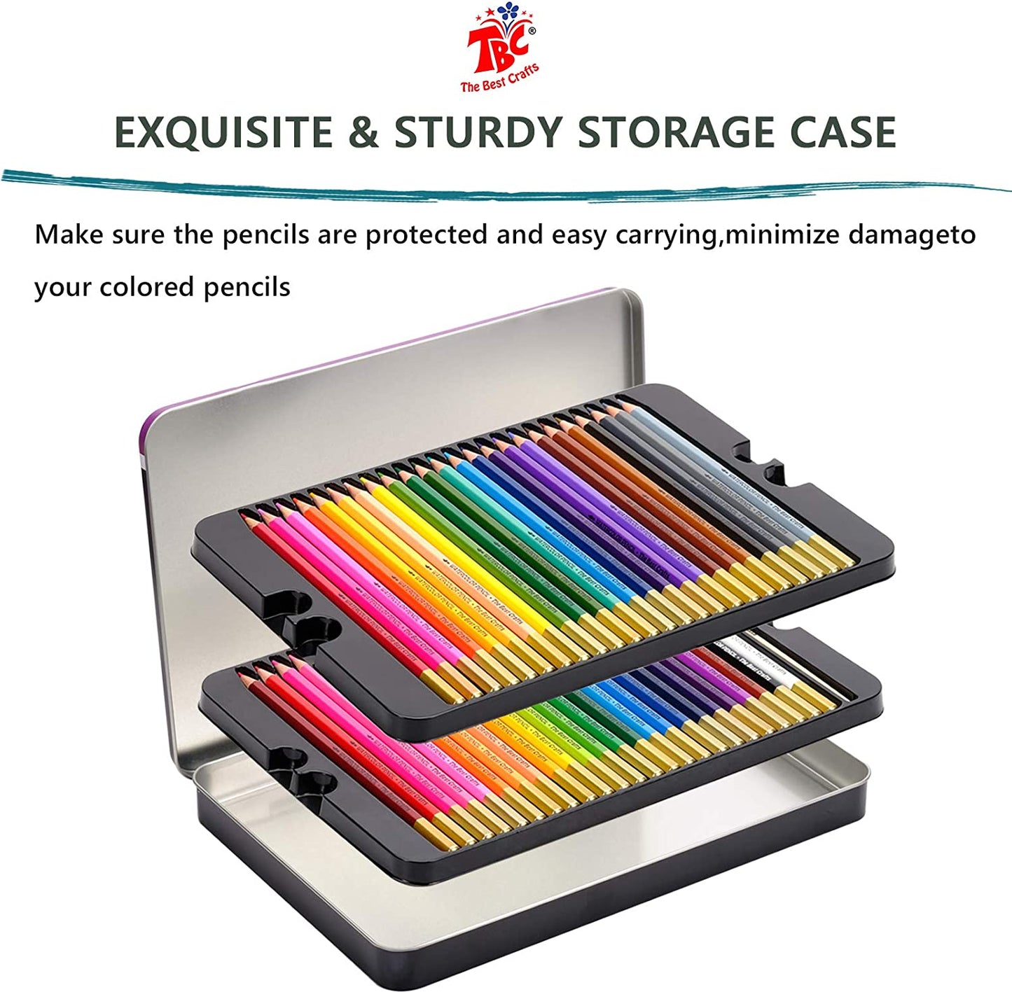 Professional Color Pencil Set in Tin Box