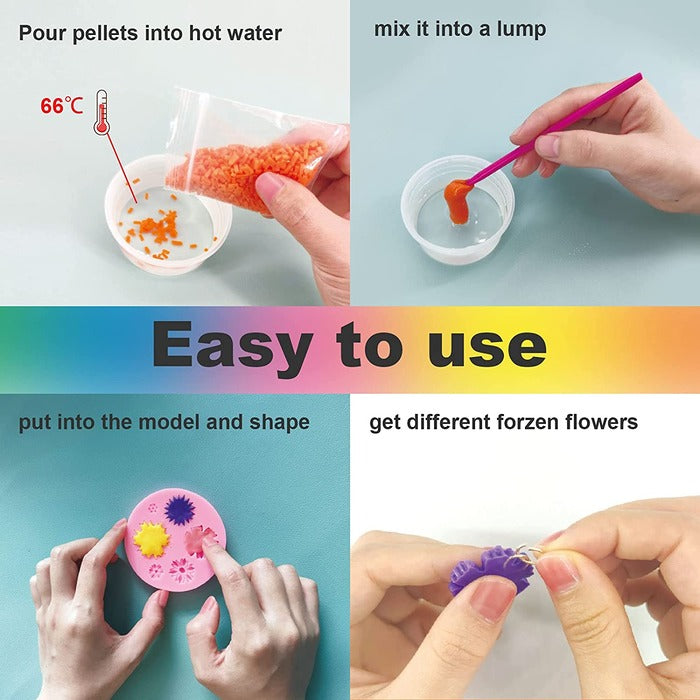 Make Your Own Shapeable Plastic Flower Kit