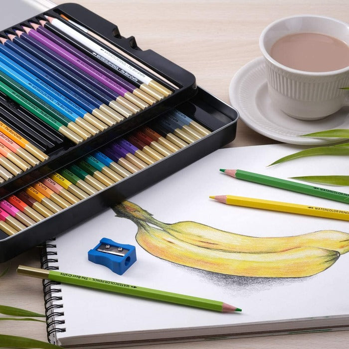 Lron Box Professional Watercolor Pencil Set white Basswood - Temu